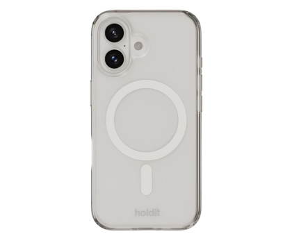 Etui do telefonów Holdit MagSafe Case iPhone 16 White/Transparent